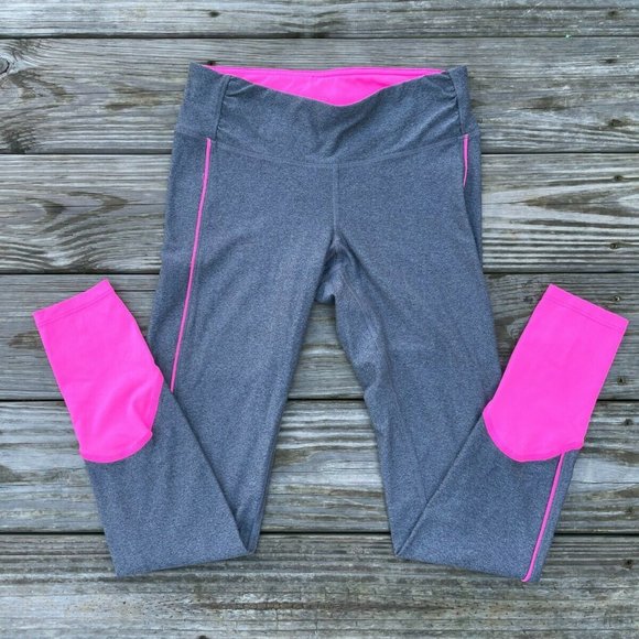 Champion Pants - Champion Women Pants Sport Athletic Legging GrayPink Size SP